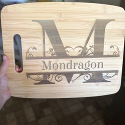 Custom Laser Engraved Cutting Boards 
