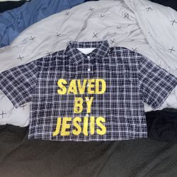 Jesus Cropped Shirt 