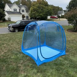 All Weather Proof Pod,Outdoor Weather Tent Sports Pod,540°View Bubble,Pop Up Screen House with Carry Bag,Screen Room for Sport Event,Camping,Fishing,C