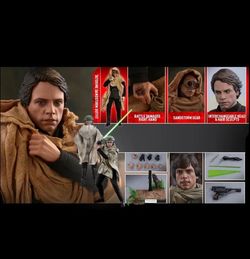 1/6 Hot Toys Luke Skywalker Endor Return of the Jedi Deluxe MMS517 1/6 figure BRAND NEW