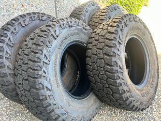 install 5 MICKEY THOMPSON BAJA BOSS AT LT315/70R17 97% 10ply LOAD E Jeep rubicon ford bronco 