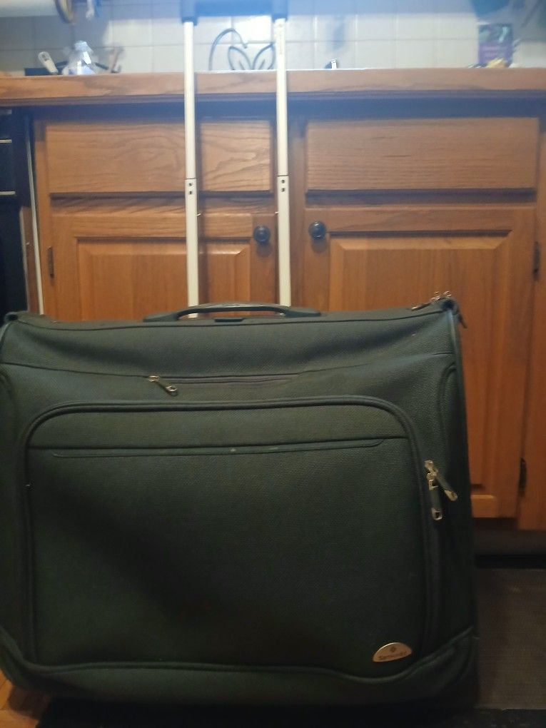 Forest Green Samsonite Folding Luggage