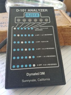 Tester for phone jack and phone line