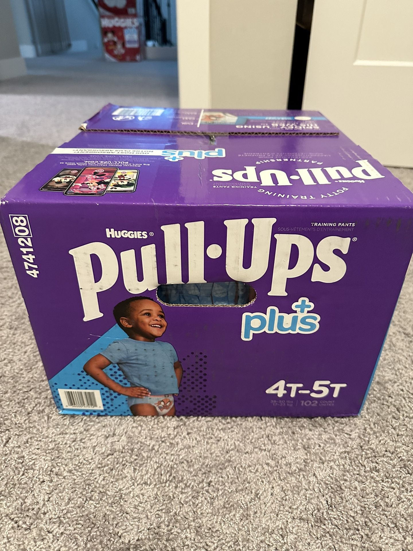 Huggies Pull Ups Size 4T-5T Spider-Man Print 