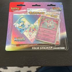 Pokemon Prismatic  Tech Sticker bundle