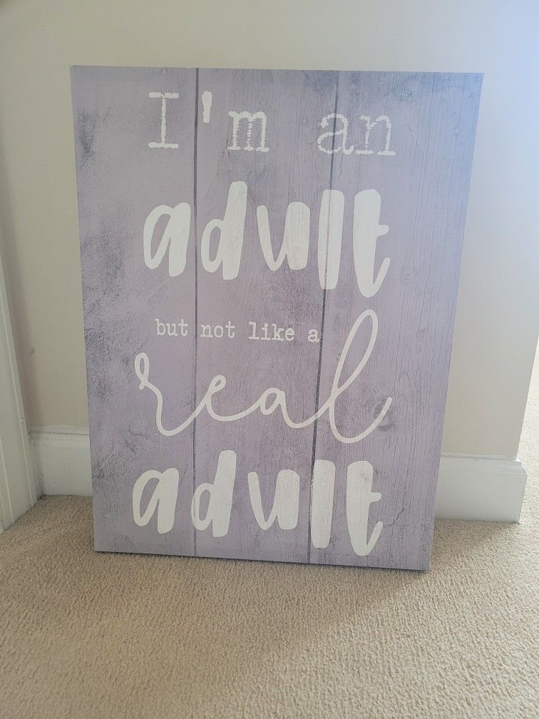 "Adult Grey Wood" by Daphne Polselli Canvas Wall Art