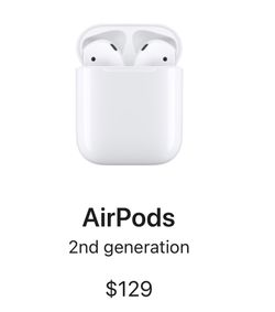 AirPods 2nd Gen ($30