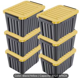 6 Pack Of Storage Boxes