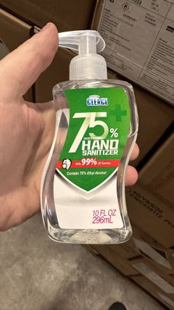 Free free hand sanitizer 24 cs in case
