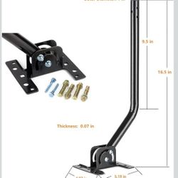Adjustable Attic/Outdoor Antenna/Weather Station/Garden Mounting Pole Universal Wall Mounts