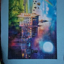 Buffalo Games - "Night And Day" Castle Puzzle (Completed)