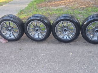 Aftermarket 16 inch Rims and Tires 5 Lug Universal Like New