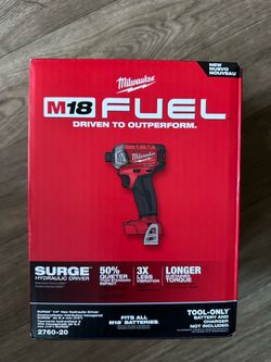 Milwaukee m18 fuel hydraulic impact . Brand new