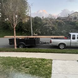 Utility and dump trailer traila