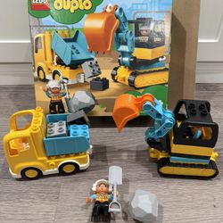 Legos Duplos Truck & Tracked Excavator