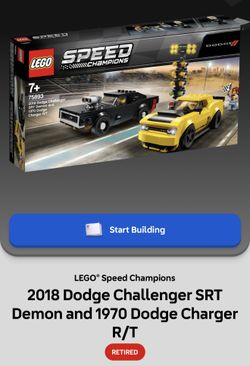 1970 Dodge Charger R/T Lego