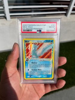Mew Gold star PSA 8