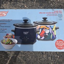 Set Of Mini Crockpots
