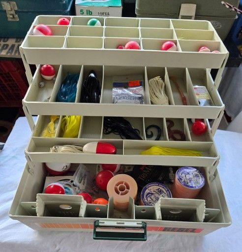 Fishing Tackle Box And Contents