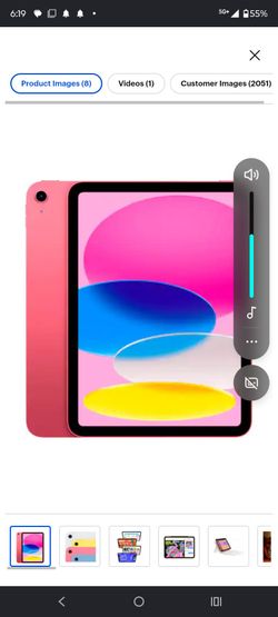Pink iPad a16