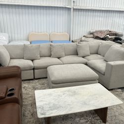 Large Biege Sectional