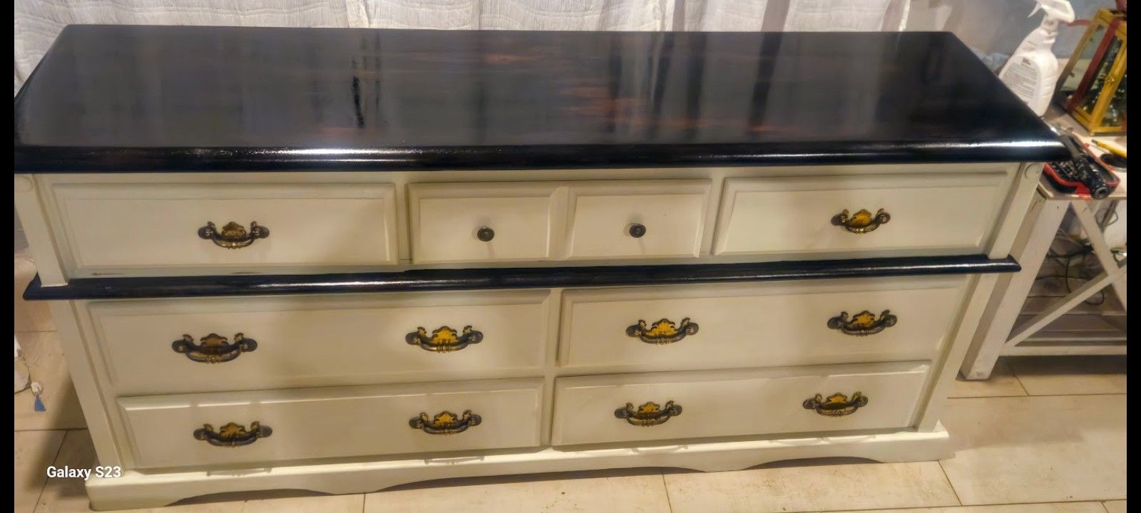 Beautifully Refurbished Chest w/ Drawers - Vintage Charm
