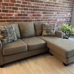 Gray Sofa Chaise