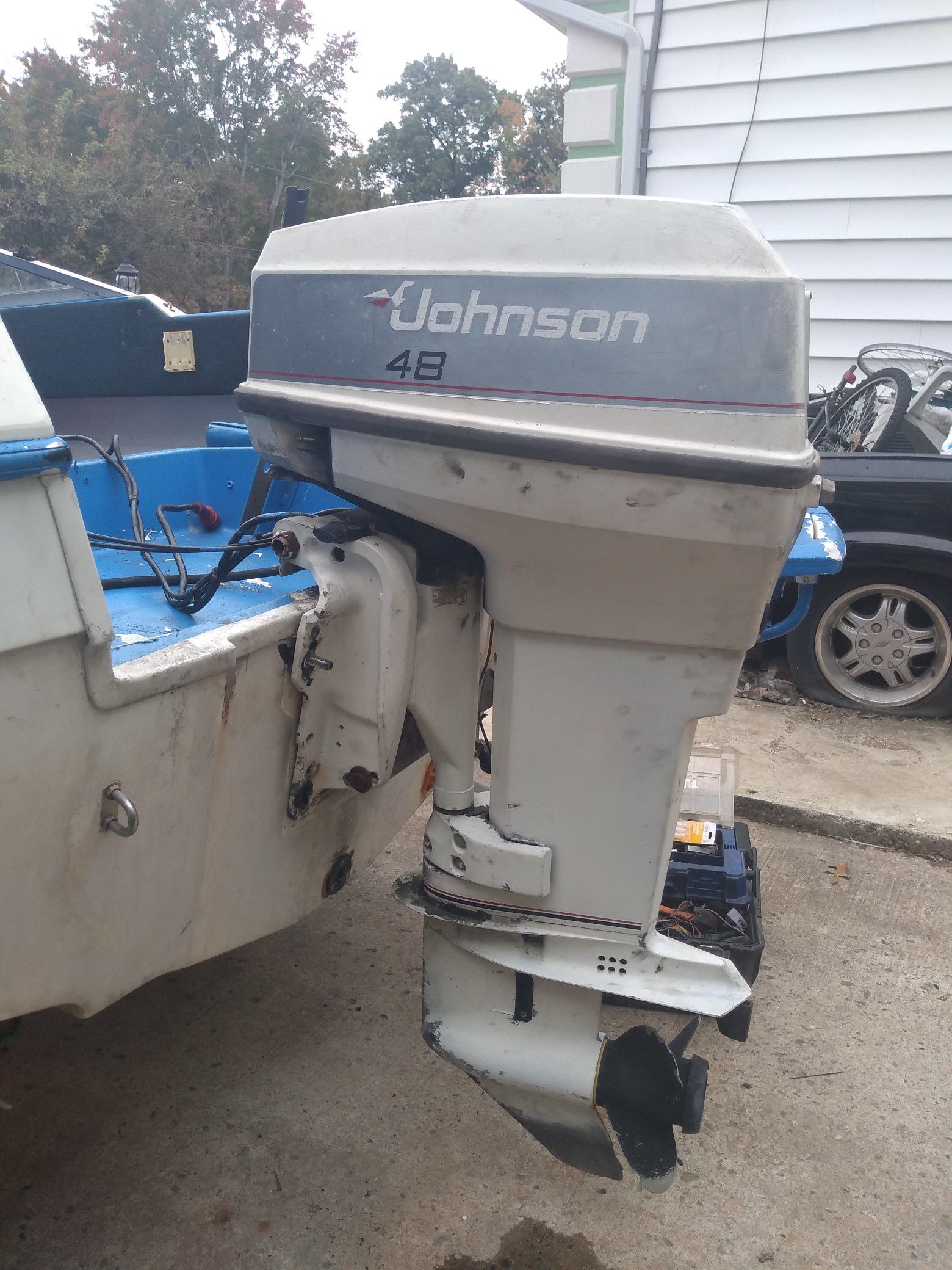 Johnson 48hp spl outboard motor