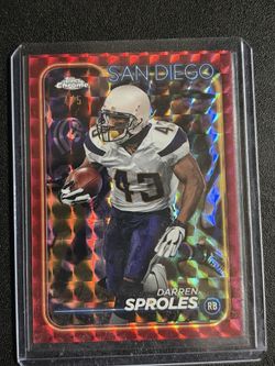 Topps Chrome Darren Sproles 4/5 San Diego Chargers