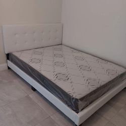 New Queen Bed With Mattress