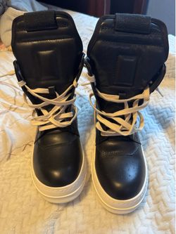 Rick owens geo baskets read desc