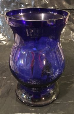 Colbalt blue vase