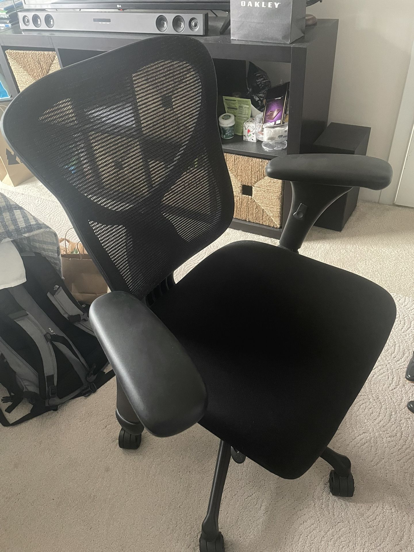 Mesh Computer Chair With Lumbar Support And 4 Way Adjustment From Staples
