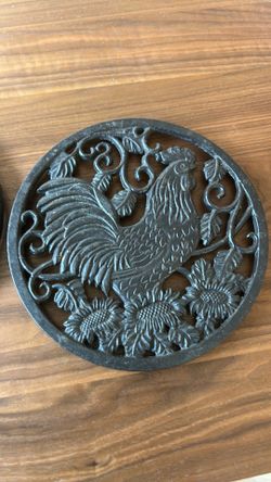 Cast Iron Chicken Hen Trivets