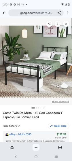 Twin Metal bed frame