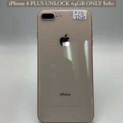 iPhone 8 Plus 64gb Unlock ONLY $280