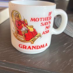 Milk Glass Mug! 1970’s. #42 On Bottom