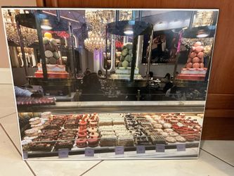 Parisian macaroon bakery restaurant photo