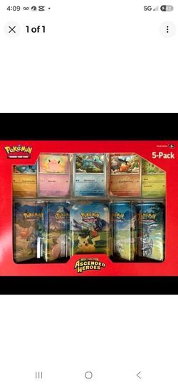 Pokémon Mega Evolution Ascended Heroes 5-Pack Mini Tin