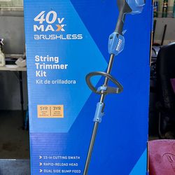 KOBALT 40v Weed-Whacker Brand NEW IN BOX comes With Battery & Charger