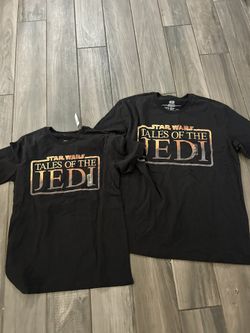 Matching Disneyland star Wars Jedi Shirts 