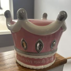 Princess Crown Piggy Bank “Every Princess Needs Some Sparkle”