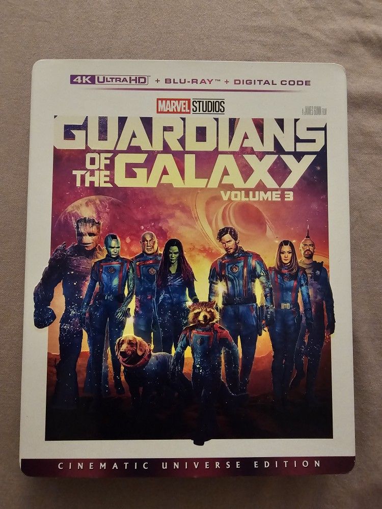 Guardians of the Galaxy 1-3 (bluray and 4K)