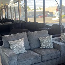 2 Pcs Sofá Set Grey Brown Or Ivory Color Available NEW