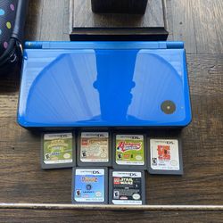 Nintendo Ds XL + Games 