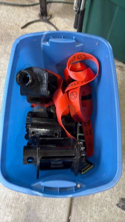 Heavy duty, trailer straps, and brackets