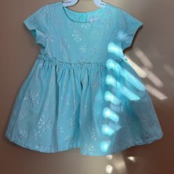 The Children’s Place Dress, 9-12 Months, Light Blue 