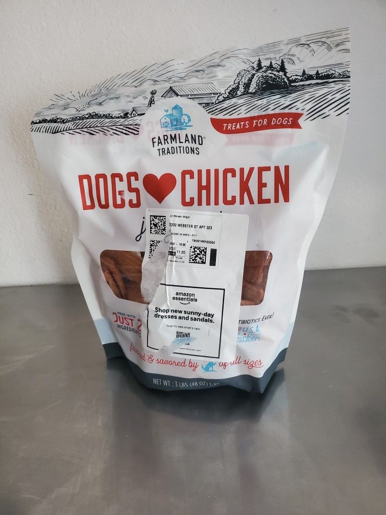 3 Pound Bag Dog Chicken Jerky Treats