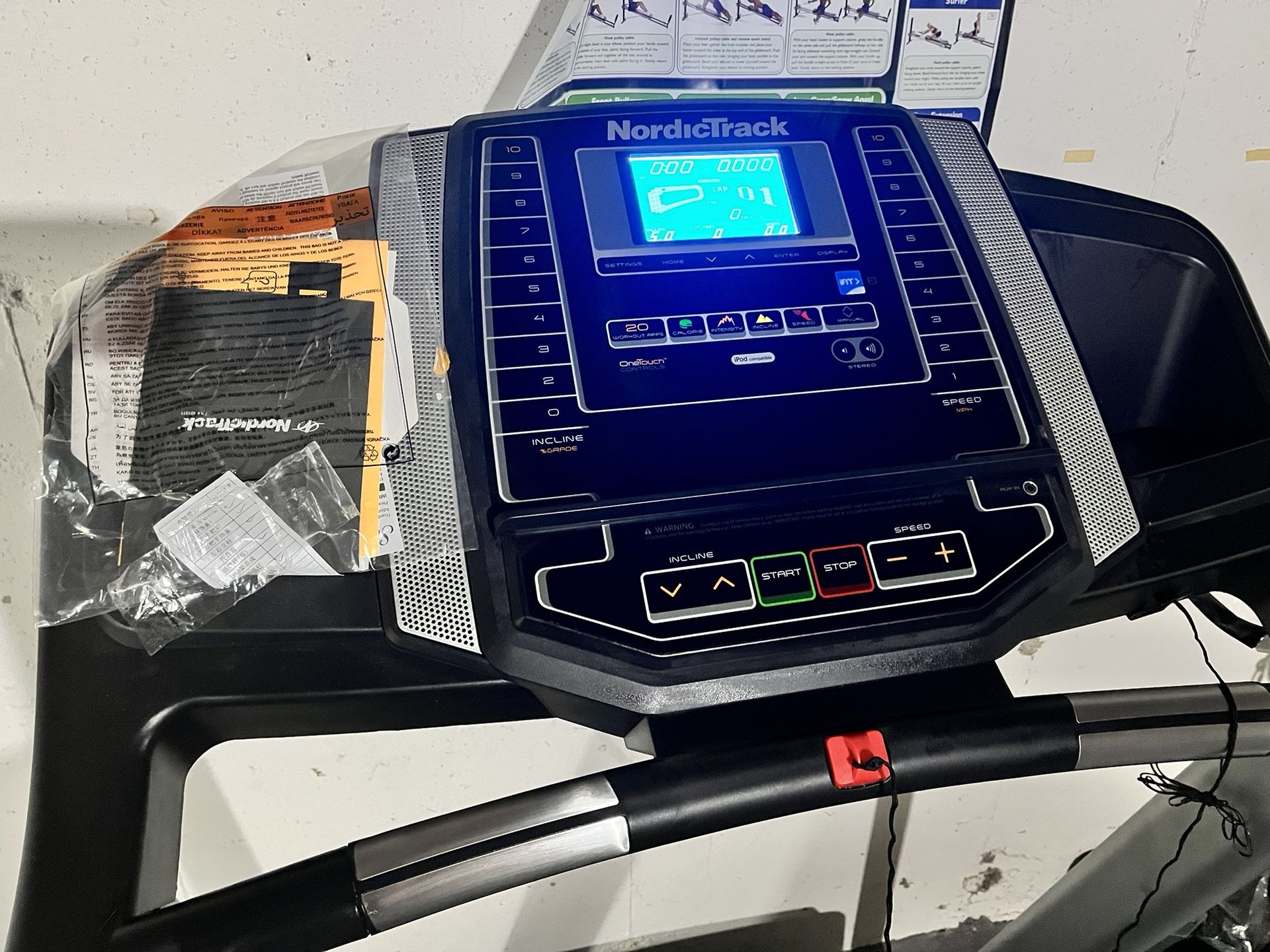 Nordic Track Treadmill And Mat