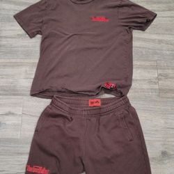 Godfather T Shirt and Shorts Set Mens XL